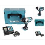 Dtw 1002 rt1j cl� � choc 1 / 2' 18v 1000nm brushless + 1x batterie 5, 0ah + chargeur + makpac - makita ...