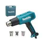 Makita ? souffleur d'air chaud 1600w ? temp�rature max 500�c ? d�bit d'air 300 - 500 l / min ? 4 buses ...