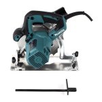 Makita hs 7611 1600 w scie circulaire portable 190 mm + 1x lame de scie carbure + 1x adaptateur de rail ...