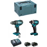 Makita kit dlx2127mj (ddf482 dtd152 2 x 4, 0 ah dc18rc makpac 3)