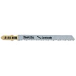 Lame de scie sauteuse 100x1, 25 mm 14 tpi bim b - 55 laminate par 5 pieces makita b - 31887