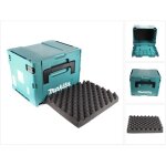 Makita - makpac 4 coffret + insert universel pour outils sans fil 18v (visseuses, scies, ponceuses)