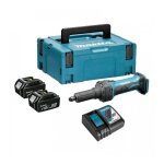 Meuleuse droite sans fil lxt 18v li - ion (2x 4, 0ah) avec makpac - makita dgd800rmj Meuleuse droite sans fil lxt 18v li - ion (2x 4, 0ah) avec makpac - makita dgd800rmj