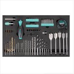 Makita - p - 90261 pro xl - 70 pi�ces de per�age vissage dans un coffret en aluminium