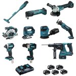 Makita - pack 10 outils lot0309 18v 5 x 5. 0 ah (dcl180 - dhp486 - dtd154 - dga506 - dhs680 - dhr243 ... Makita - pack 10 outils lot0309 18v 5 x 5. 0 ah (dcl180 - dhp486 - dtd154 - dga506 - dhs680 - dhr243 ...