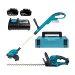 Makita - pack 2 outils 18v (duh507z + dur181z) + 2 batteries 3ah + 1 chargeur + coffret makpac lot0336 ...