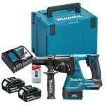 Perfo - burineur 18v lxt sds - plus 2j (2x6, 0 ah) en makpac - makita dhr243rgj