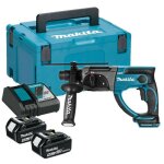 Makita - perforateur burineur sds - plus 2j 18v lxt (2x4, 0 ah) en makpac dhr202rmj