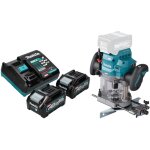 Makita rp 001 gm201 d�fonceuse sans fil 40 v max. 12 mm brushless + 2x batterie 4, 0 ah + chargeur