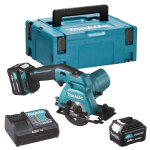 Scie circulaire 10. 8v cxt Ø85 mm makita avec 2 batteries 12v 4. 0ah - chargeur - makpac - hs301dsmj Scie circulaire 10. 8v cxt Ø85 mm makita avec 2 batteries 12v 4. 0ah - chargeur - makpac - hs301dsmj