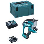 Makita - scie  plaque de pltre dsd180rtj1 (1 x 5, 0 ah dc18rc makpac 3)