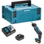 Makita - scie sabre 18v lxt (1x4, 0 ah) dans coffret makpac djr183rm1j