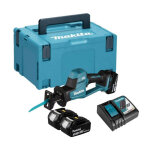 Makita - scie sabre rcipro 18v lxt (2x3, 0 ah) en coffret makpac djr189rfj