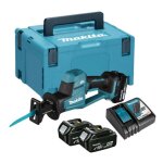 Scie sabre rcipro 18v lxt (2x4, 0 ah) en coffret makpac - makita djr189rmj