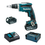 Makita - visseuse � placo 18v lxt (2x5. 0 ah) en makpac dfs452rtj