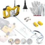 Malaxeur �lectrique 2600 w, malaxeur beton 220v, melangeur beton avec 6 vitesses, betonniere �lectrique, ...