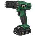 Edm - perceuse - visseuse 14, 4v koma tools - batterie 1, 5ah - chargeur