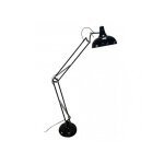 Malik 1xe27 black fabrilamp lampadaire articul�