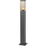 Malios - lampe sur pied extrieur - 1 lumire - l 12. 5 cm - bronze - moderne - clairage extrieur - ...