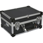Wiltec - mallette en pvc 32x23x16cm verrouillable bords renforc�s cadre en aluminium valise de rangement ...
