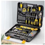 Mallette � outils 108pcs caisse compl�te coffre � outils avec cl� jeu de tournevis de precision marteau ...