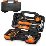 Mallette outils, 39 pcs bo�te � outils, caisse � outil compl�te avec cl�s, jeu de tournevis de precision, ...