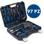 Coffret multi outils wzk120 ? mallette  outils ? coffret  outils ? 97 outils ? outils en acier chrome ...