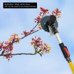 Manche t�lescopique coupe - branches avec batterie jardin coupe - branches �lectrique � grande hauteur ...