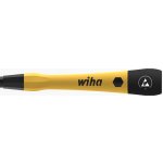 Manche de tournevis picofinish� esd magn�tique pour micro - embouts de 4 mm 96 mm (43709) - wiha