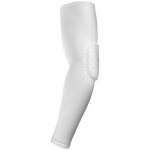 Manchon de bras rafra�chissant avec protection uv pour cyclisme et course d'�t� - blanc taille m