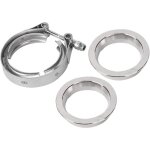 Manchon echappement kit de collier de serrage inox collier de serrage en v kit de bande en v de bande ...