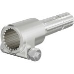 Wiltec ? manchon de prise de force cardan 160 mm ? raccord logement 1 3 / 8' 21d ? raccord sortie 1 3 ...