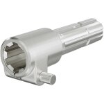 Wiltec manchon de prise de force cardan - longueur 160 mm - raccord logement 1 3 / 8  6d - raccord sortie ...