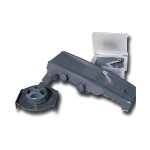 Lacor - mandoline avec coupe en v avec 5 lames et presse - agrumes inclus, gris, 34 x 15x 13 cm