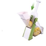 Mandoline de cuisine safety slicer manuelle multifonction tous coupe l�gumes lame en acier inoxydable, ...