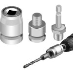 Mandrin autoserrant pour perceuse - conversion cl� � chocs pour perforateur