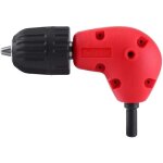 Mandrin de perage adaptateur de perceuse � d�gagement rapide �lectrique � angle droit 9. 5mm tige ronde ...