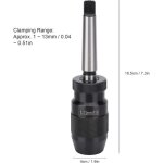 Mandrin de percage sans cl�, mandrin de per�age � d�gagement rapide mandrin conique morse mt2 - b16 pour ...