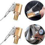 Mandrin pneumatique avec clip adaptateur, 2 jeux de gonfleur de pneu avec connecteur barbel� pour r�paration ...