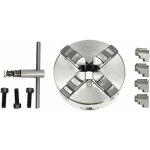 Mandrin de pr�cision � quatre mors 80 mm, mandrin de tour � 4 mors, mandrin � trois mors de haute pr�cision ...