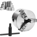 Mandrin de tour auto - centrant � 3 m�choires 100 mm acier cfw253545