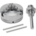 Mandrin tour� bois - mini toura bois mandrin, m12 1 mandrin en alliage de zinc 3 mors mandrin manuel ...