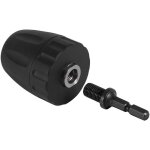 Mandrin visseuse, adaptateur foret visseuse 3 / 8 - 24unf 0. 8 - 10mm clip de mandrin de foret sans cl� ...