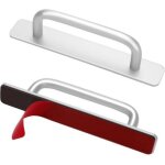 Manija para puerta, manija para caj�n, juego de 2 piezas, cinta adhesiva de doble cara, interruptor auxiliar ...