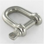 Manille droite forg�e inox a4 diam�tre 10 - 1 pi�ce