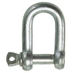 Manille droite galvanis�e m22 7 / 8