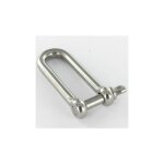 Vis express - manille droite longue forgée inox a4 diamètre 10 - 100 pièces Vis express - manille droite longue forgée inox a4 diamètre 10 - 100 pièces