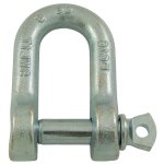 Manilles droites à piton à oeil acier estampé zingué blanc diamètre axe 10 mm en boîte de 5 - pramac Manilles droites à piton à oeil acier estampé zingué blanc diamètre axe 10 mm en boîte de 5 - pramac