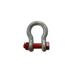 Manille lyre acier - 4. 75 t - manille omega avec tige  vis - manille omega avec tige  vis 4, 75 t