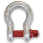 Manille lyre en acier galvanisé 1, 5t avec piton à ?il chapuis klb202 Manille lyre en acier galvanisé 1, 5t avec piton à ?il chapuis klb202